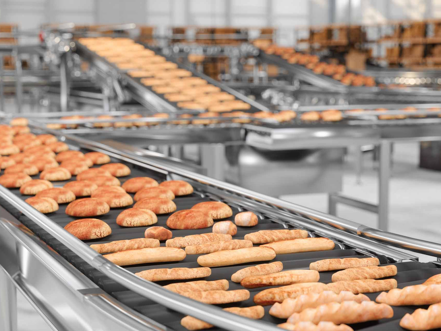 Industrielle Backwarenproduktion