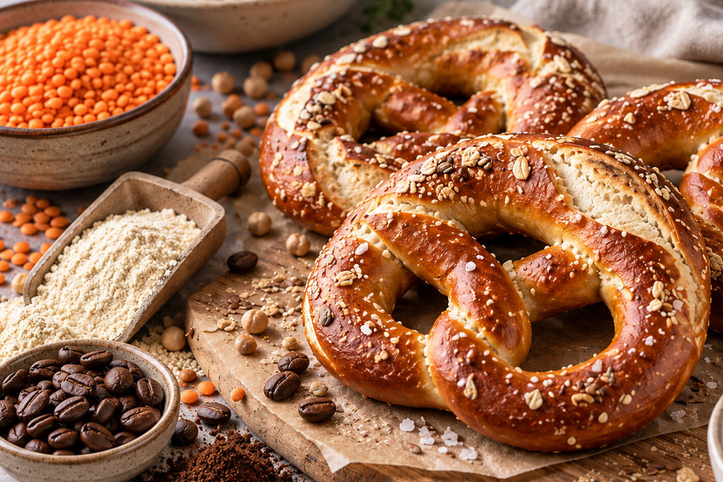 Coffee Protein Brezel