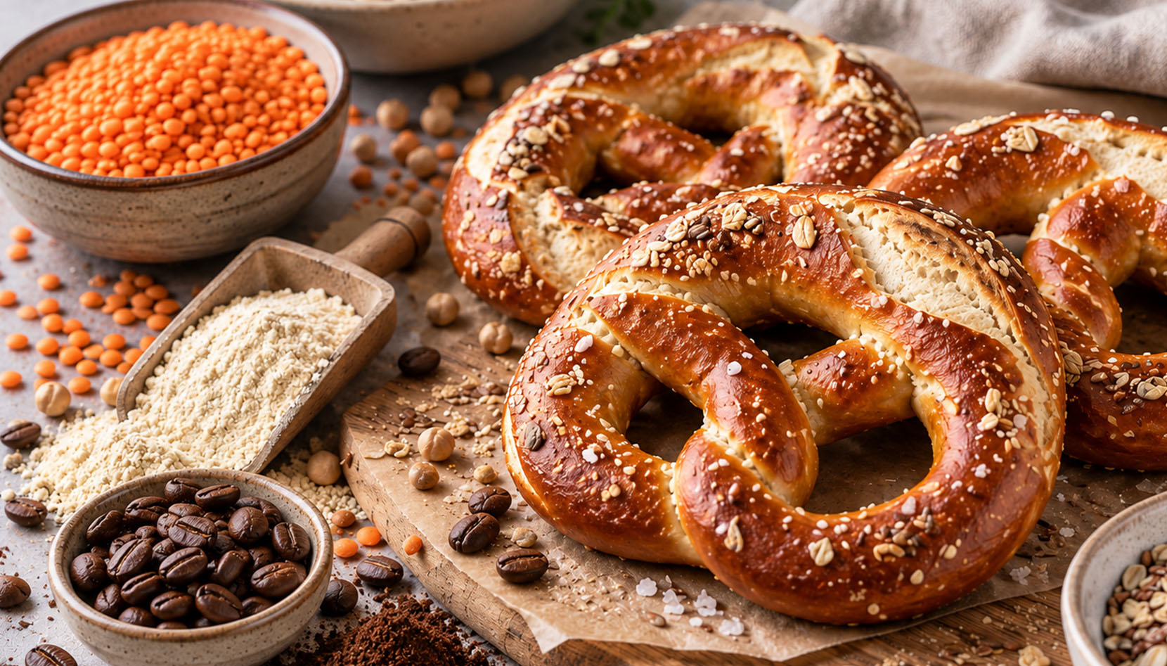 Coffee Protein Brezel
